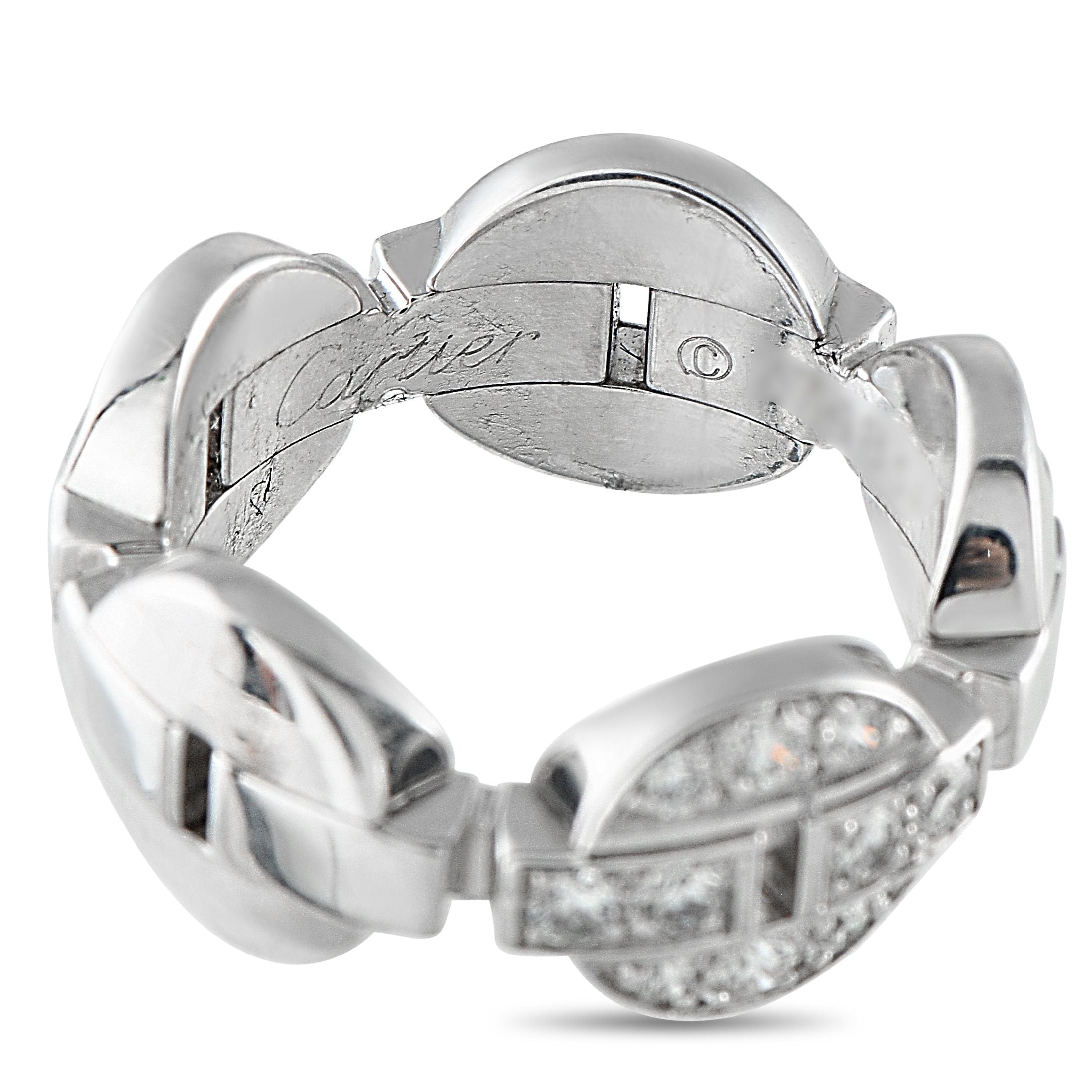 CartierHimalia 18K White Gold Diamond Ring