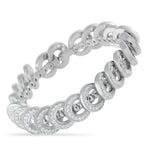 Cartier Infiniti 18K White Gold 3.68ct Diamond Bracelet