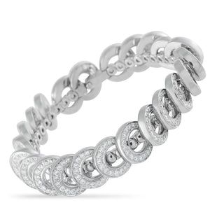 Cartier Infiniti 18K White Gold 3.68ct Diamond Bracelet