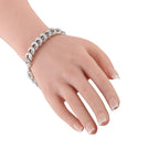 Cartier Infiniti 18K White Gold 3.68ct Diamond Bracelet