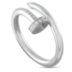 Cartier Juste un Clou 18K White Gold Diamond Ring