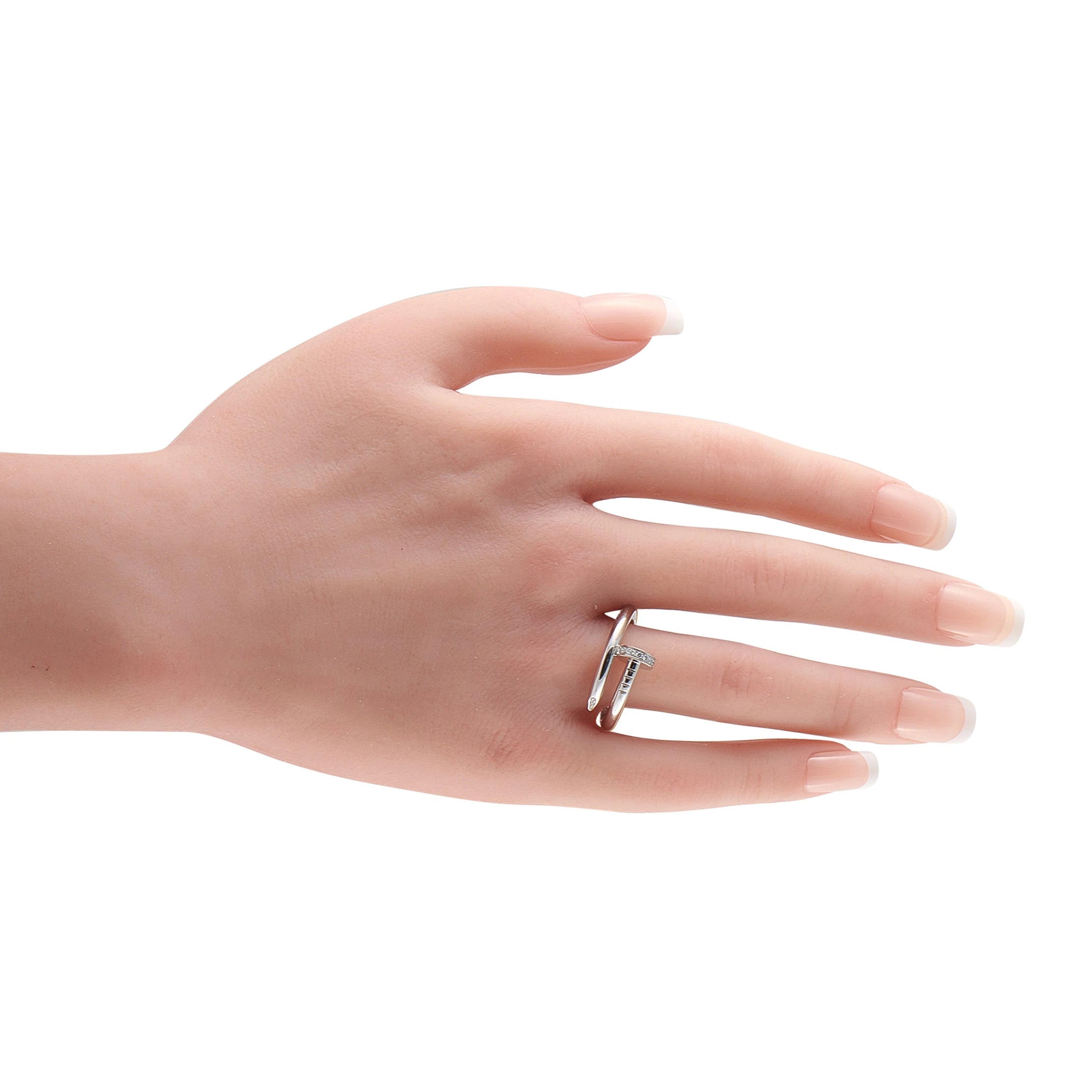Cartier Juste un Clou 18K White Gold Diamond Ring