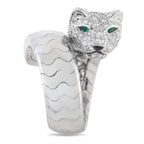 CartierPanthere La Carda 18K White Gold Ring