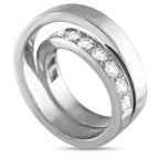 CartierNouvelle Vague 18K White Gold 1.20ct Diamond Ring – Simple and sophisticated, this Cartier Nouvelle Vague ring is endl