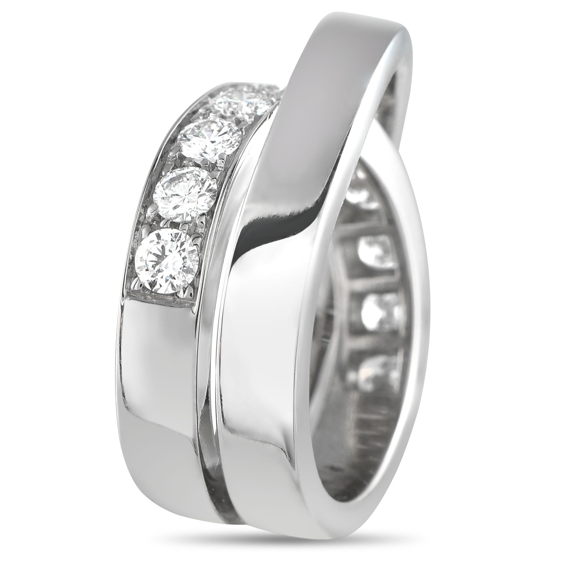 CartierNouvelle Vague 18K White Gold 1.20ct Diamond Ring