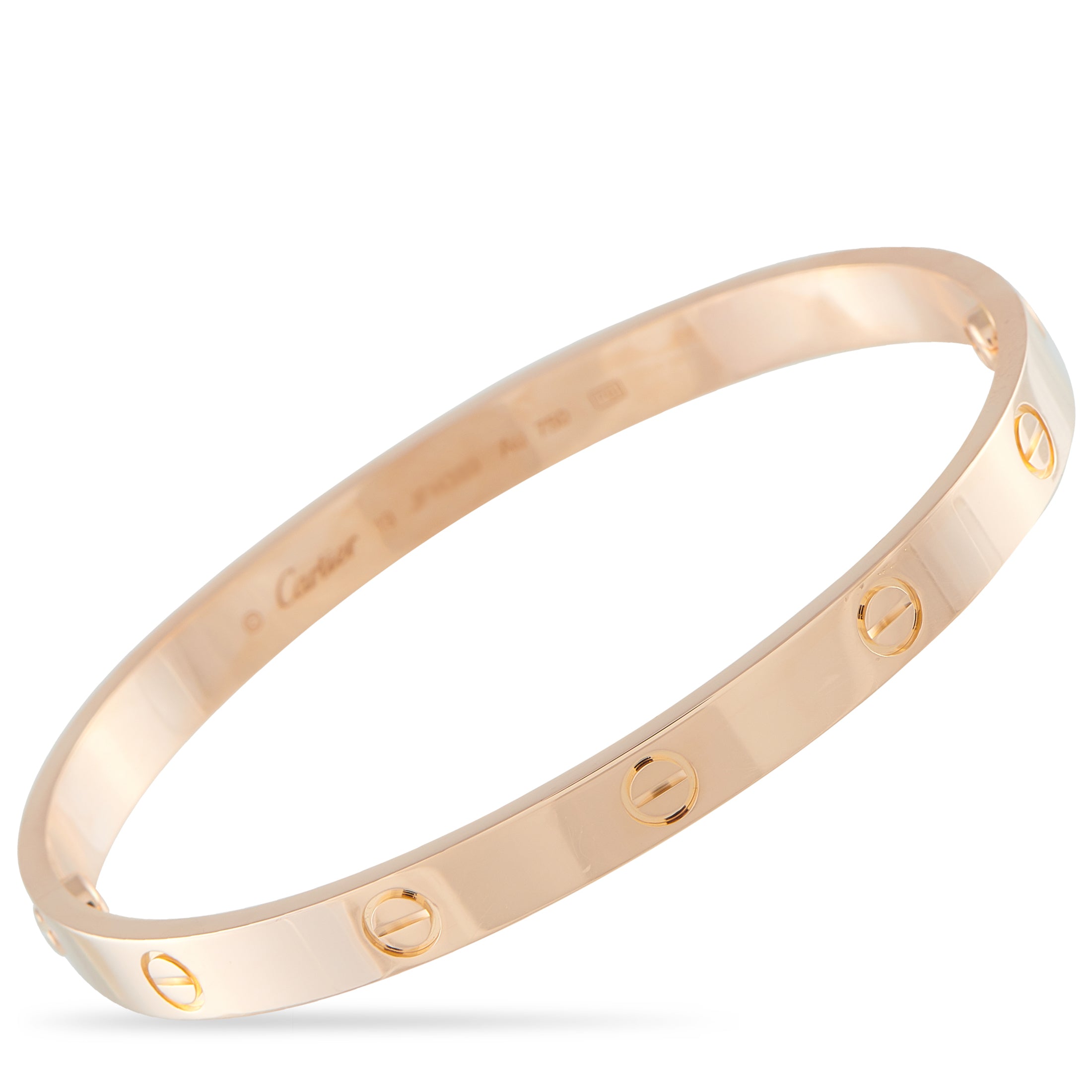 Cartier LOVE 18K Rose Gold Bracelet