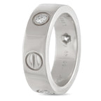 CartierLOVE 18K White Gold 3-Diamond Ring