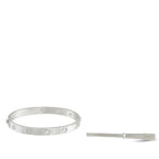CartierLOVE 18K White Gold 6-Diamond Bracelet