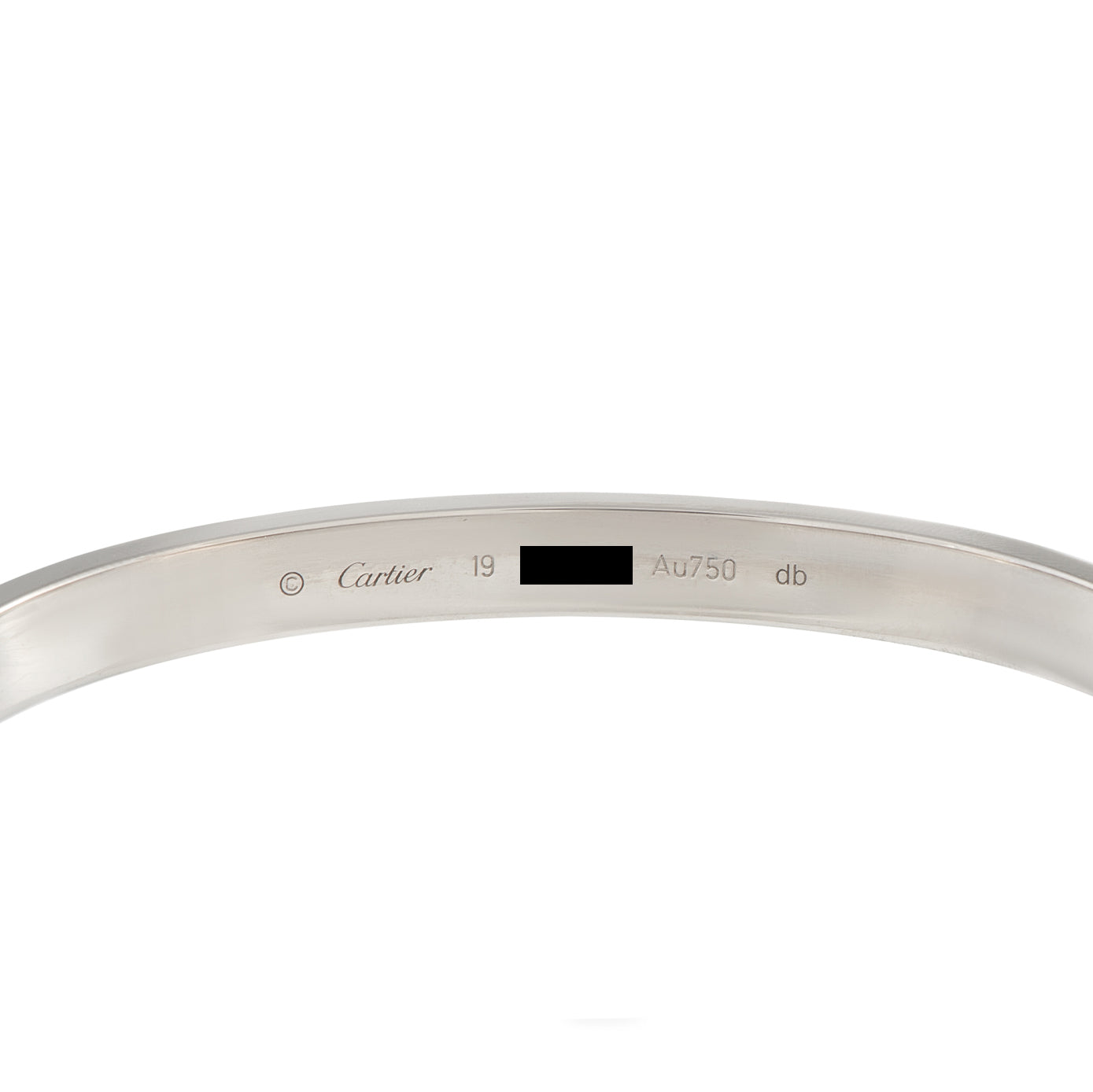 Cartier LOVE 18K White Gold Bracelet