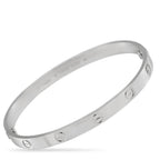 CartierLOVE 18K White Gold Bracelet Size 19 – This Cartier LOVE bracelet is chic, sophisticated, and instantly recognizable