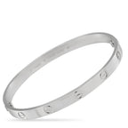 Cartier LOVE 18K White Gold Bracelet