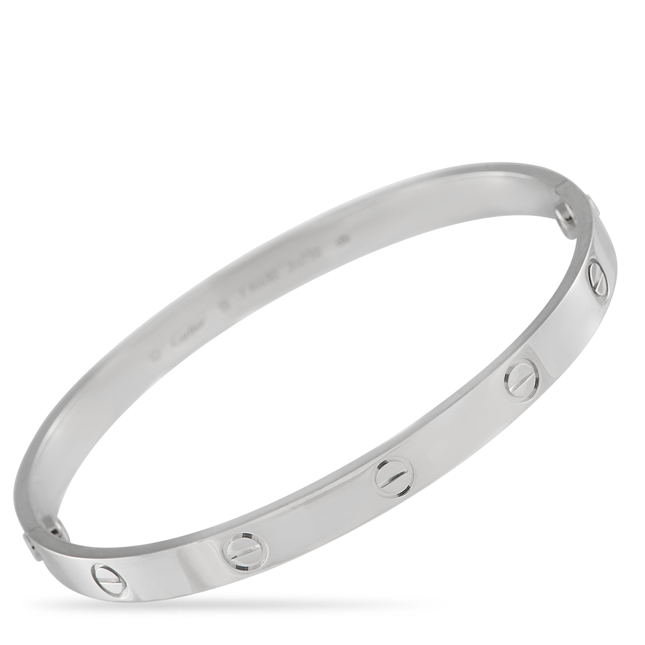 Cartier LOVE 18K White Gold Bracelet
