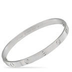 Cartier LOVE 18K White Gold Bracelet – This Cartier LOVE bracelet is chic, sophisticated, and instantly recognizable