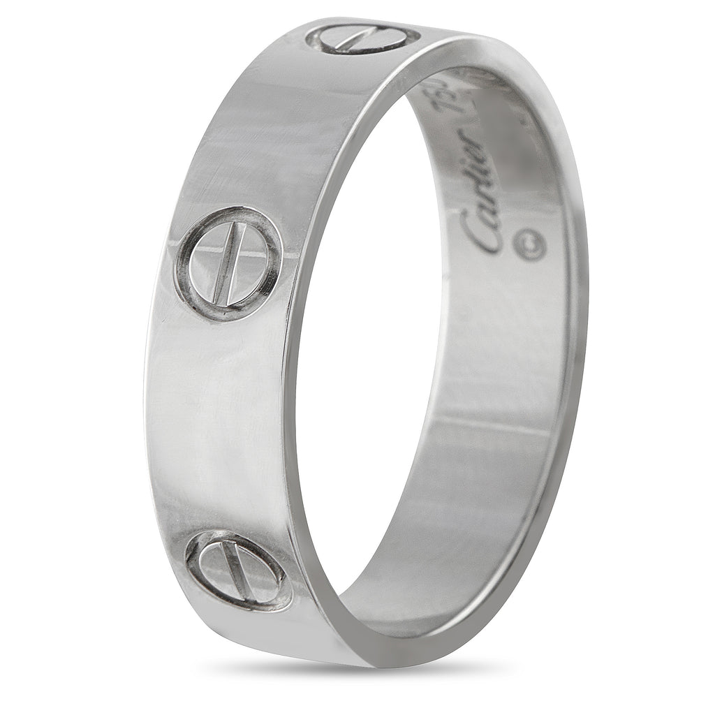Cartier LOVE 18K White Gold Ring