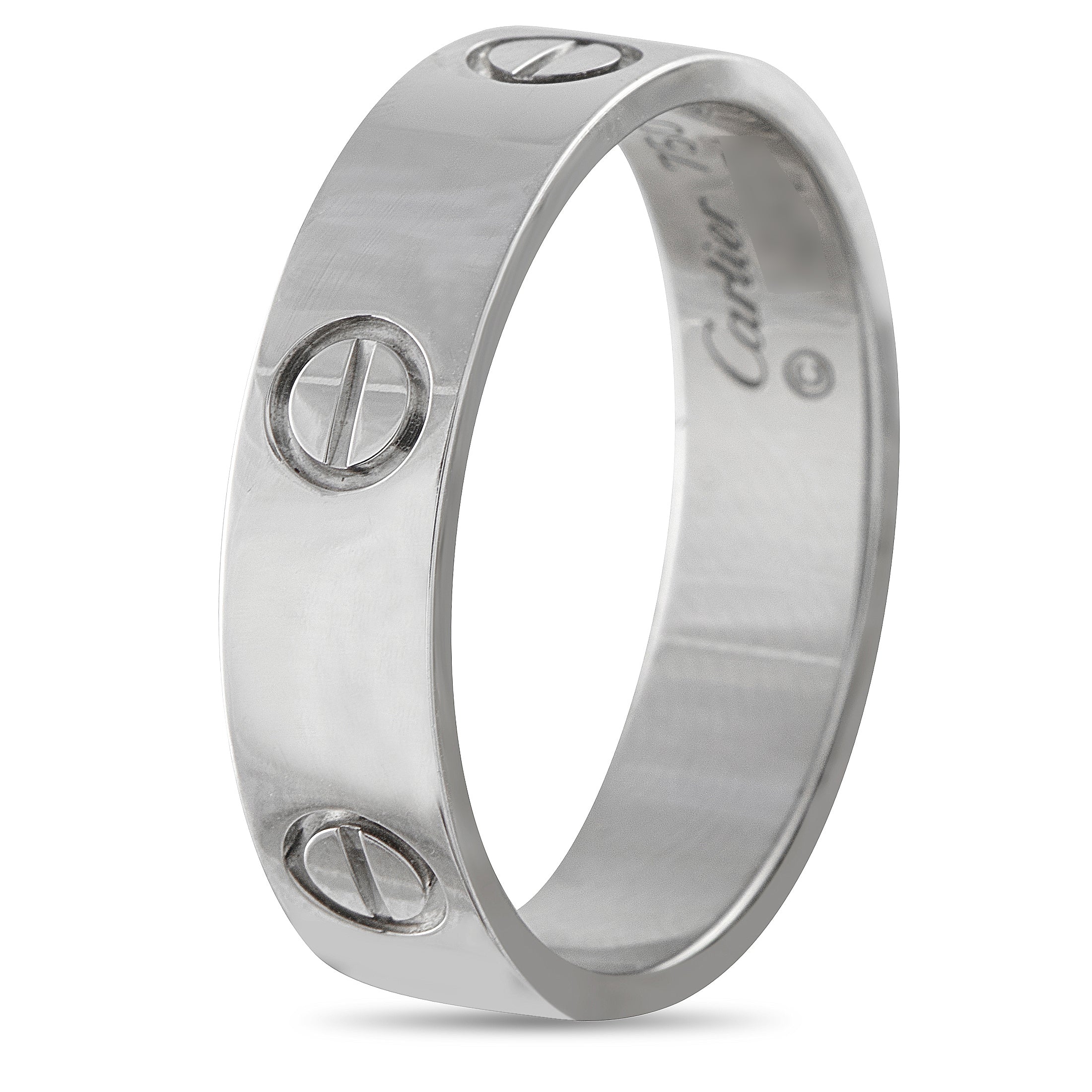 Cartier LOVE 18K White Gold Ring