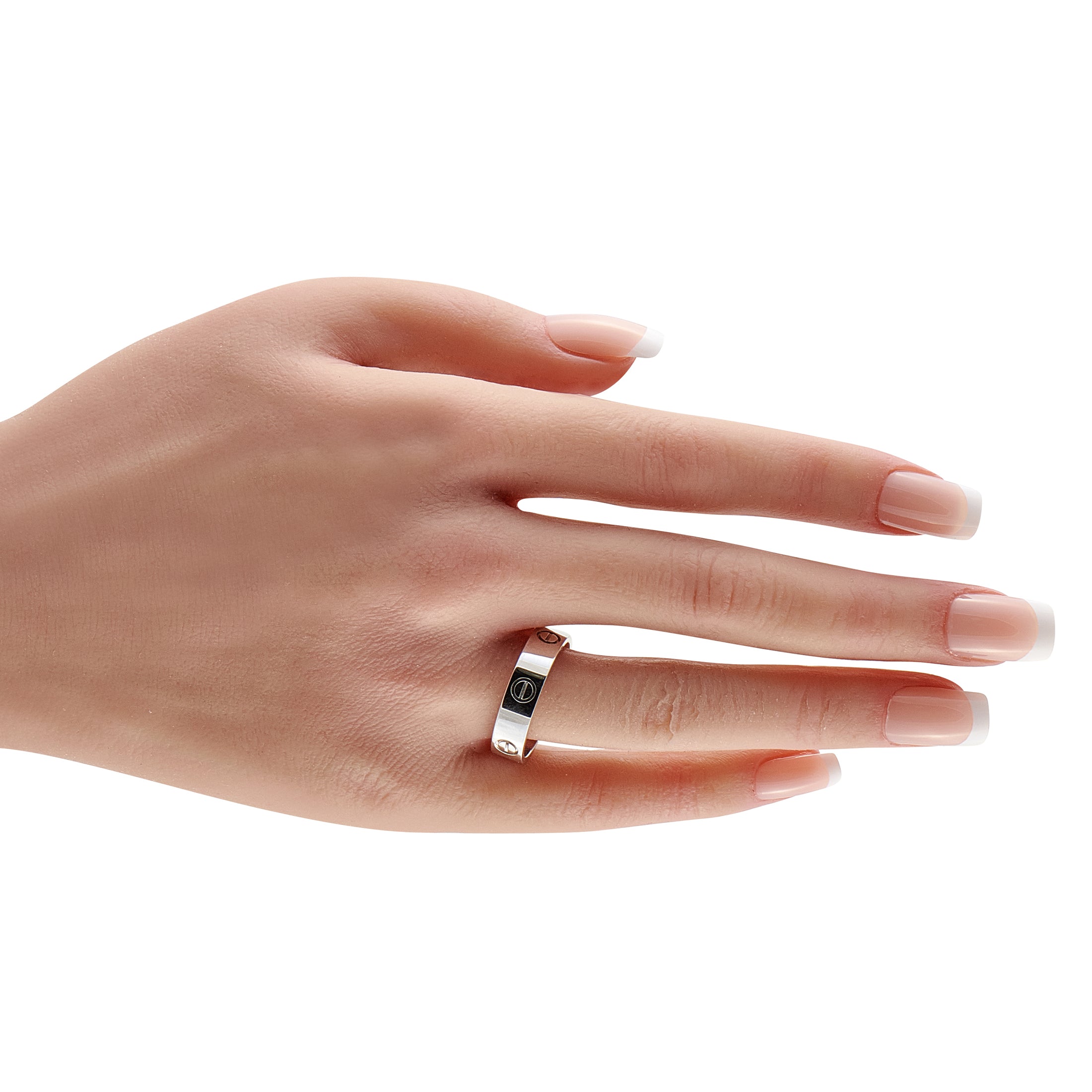 Cartier LOVE 18K White Gold Ring