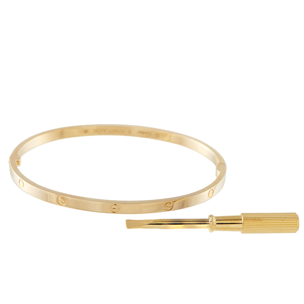 Cartier Love 18K Yellow Gold Bracelet