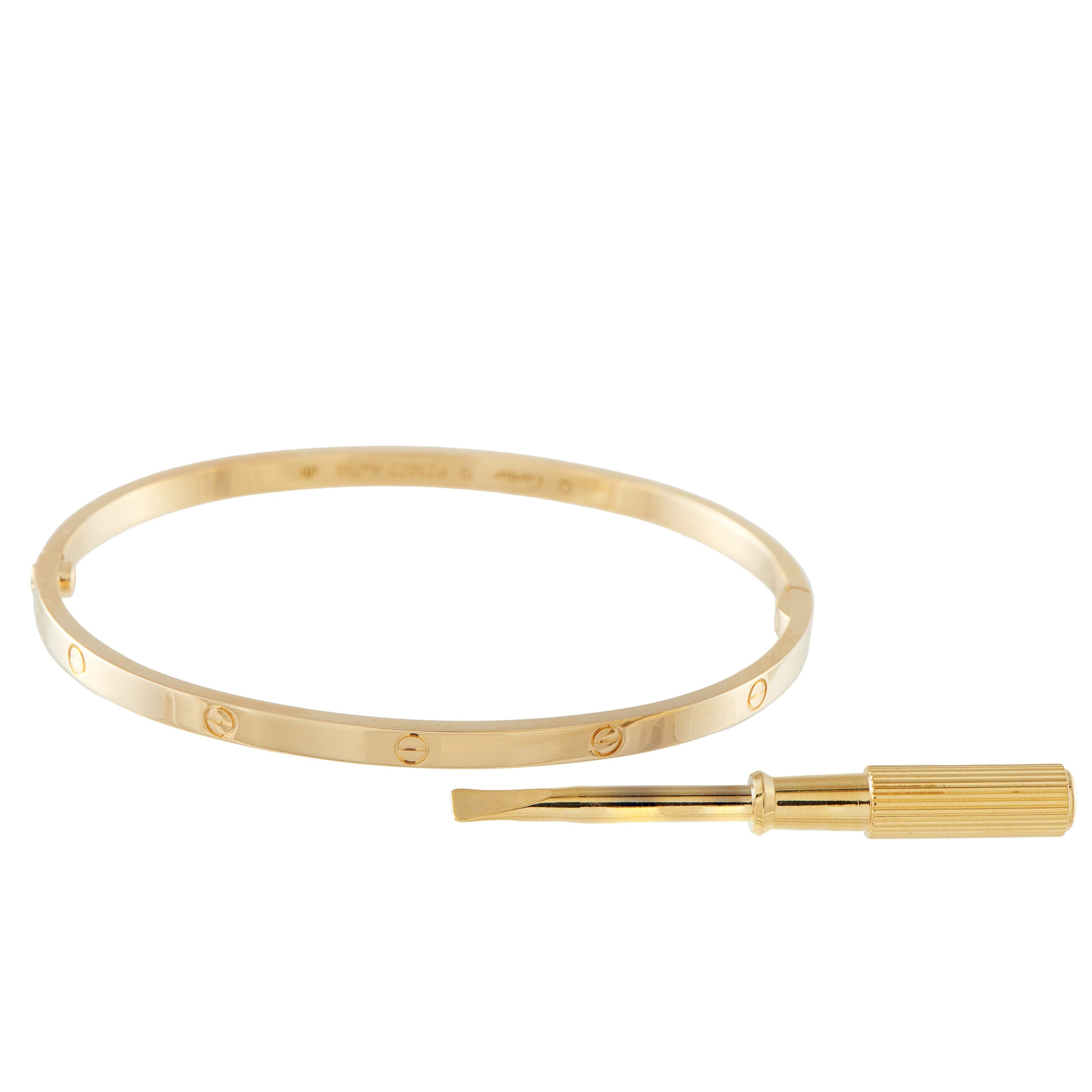 Cartier Love 18K Yellow Gold Bracelet
