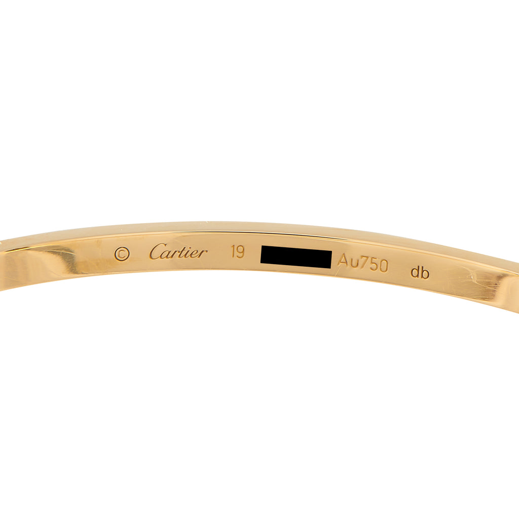 Cartier Love 18K Yellow Gold Bracelet