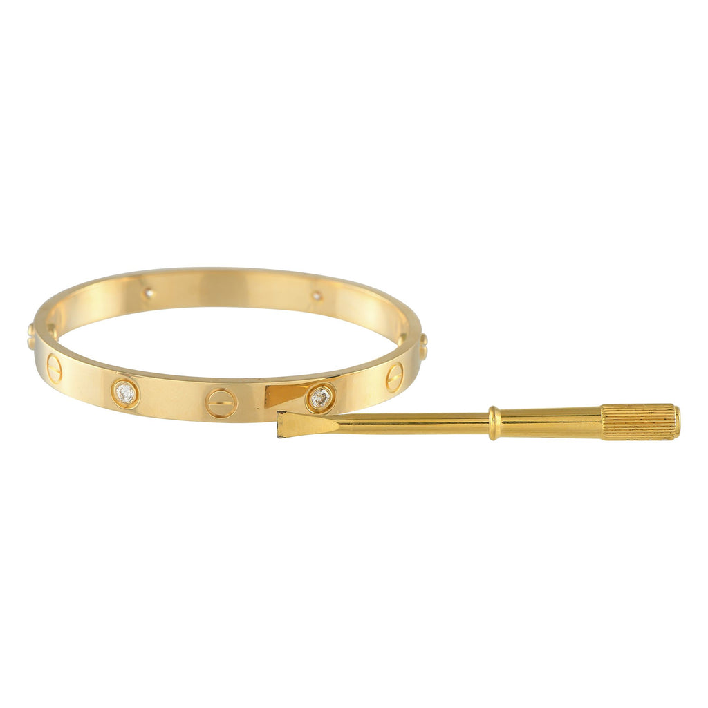 CartierLOVE 18K Yellow Gold Diamond Bracelet