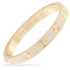 Cartier Love 18K yellow gold diamond bracelet with screw motifs