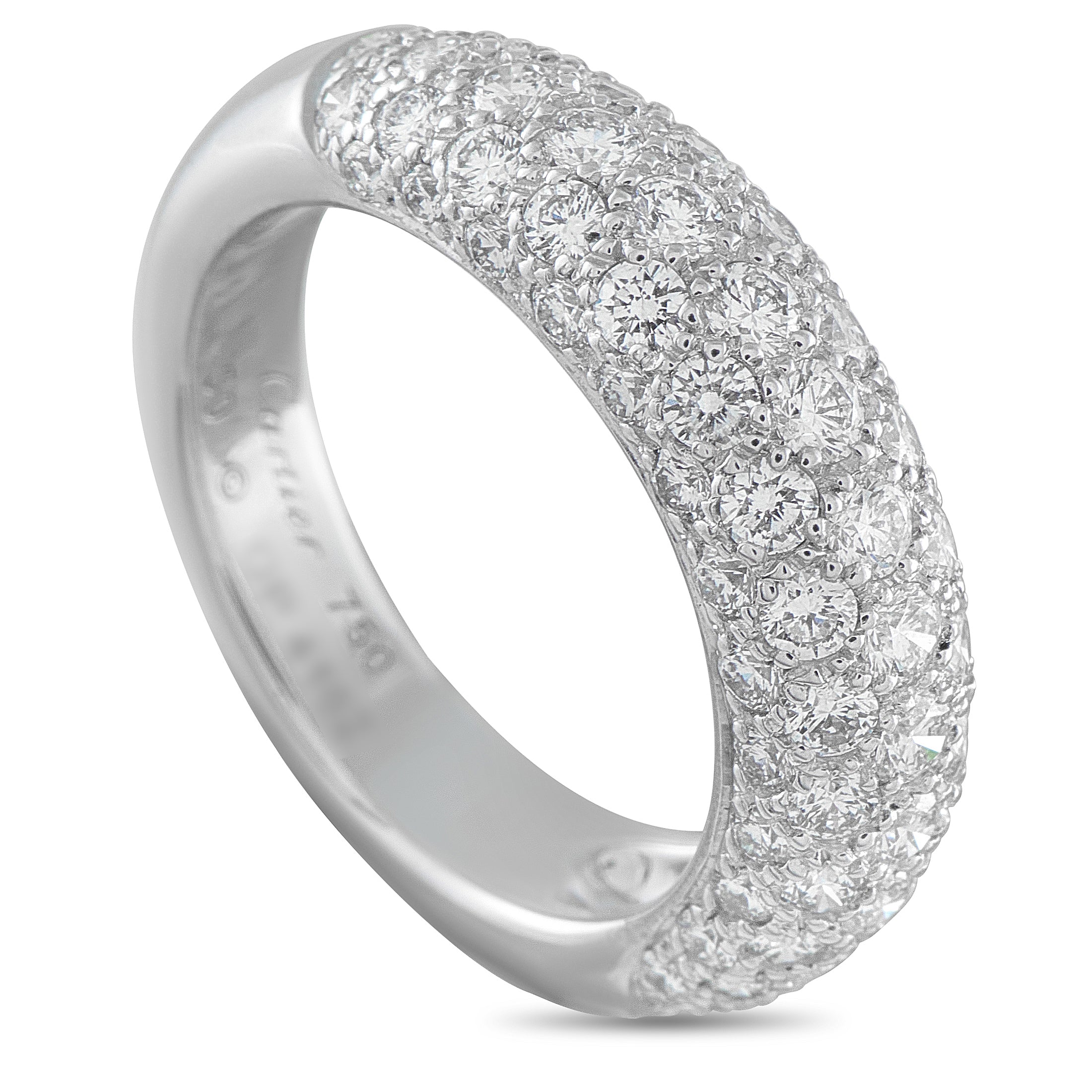 CARTIER Mimi 18K White Gold Diamond Ring