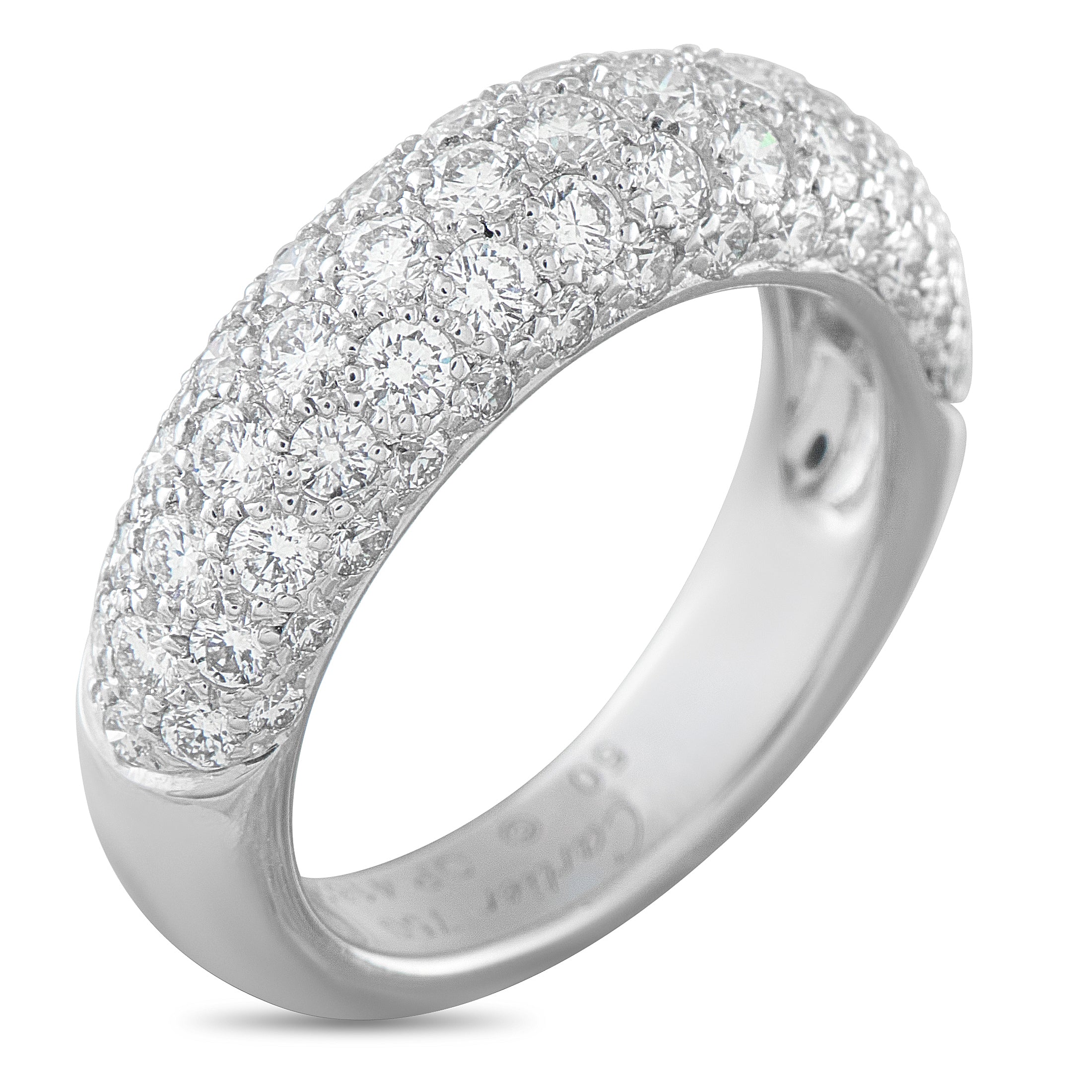Cartier Mimi 18K White Gold Diamond Ring