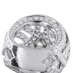 Cartier Nouvelle 18K White Gold 7.68ct Diamond Ring