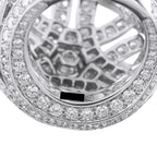Cartier Nouvelle 18K White Gold 7.68ct Diamond Ring