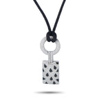 CARTIER Panthere 18K White Gold 2.82ct Diamond Pendant