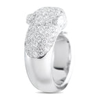 Cartier Panthere 18K White Gold Diamond Ring