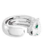 Cartier Panthere 18K White Gold Diamond Ring