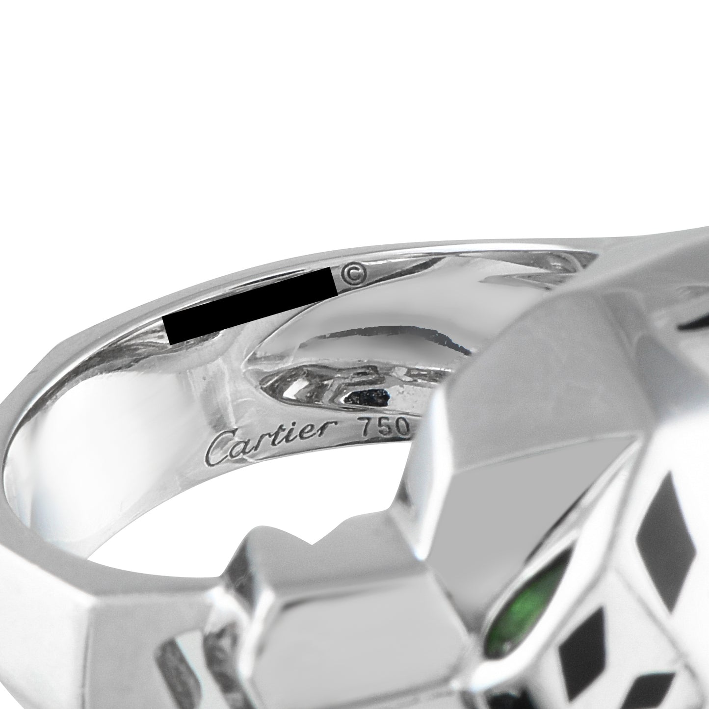 Cartier Panthere 18K White Gold Ring