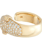 Cartier Panthere 18K Yellow Gold Diamond Ring