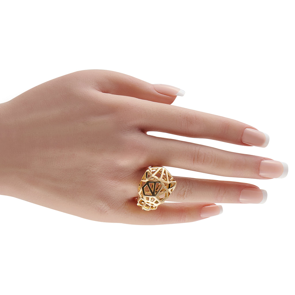 Cartier Panthere 18K Yellow Gold Ring