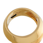 Cartier Panthère Griffe 18K yellow gold diamond ring with smooth rounded band