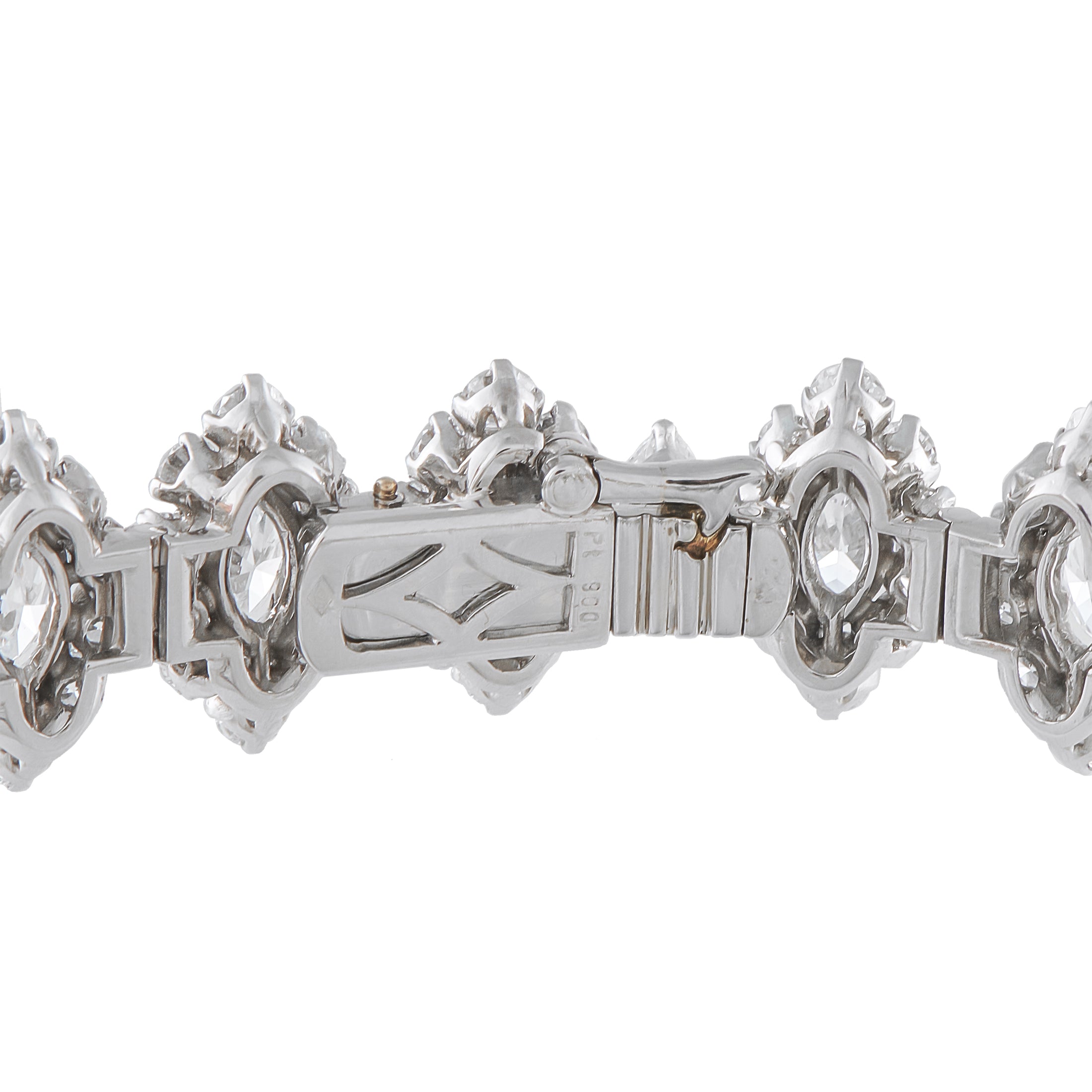 Cartier Vintage Platinum 32.0ct Diamond Bracelet