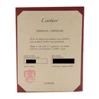 Cartier Platinum Diamond and Black Ceramic Trinity Necklace