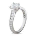CARTIER Platinum 0.97ct Diamond Engagement Ring