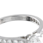 CARTIER Platinum 0.97ct Diamond Engagement Ring