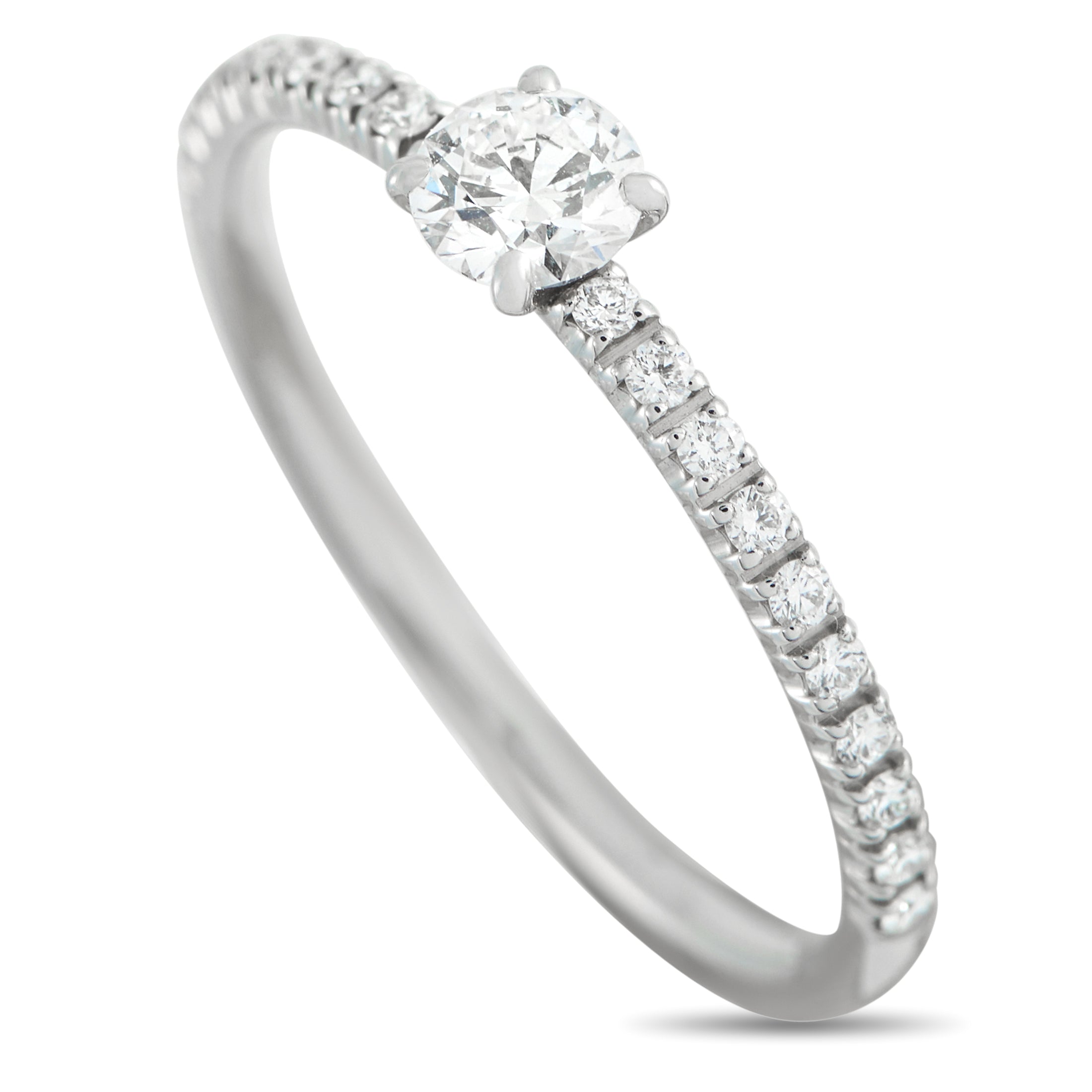 CARTIER Etincelle Platinum 0.21ct Diamond Ring