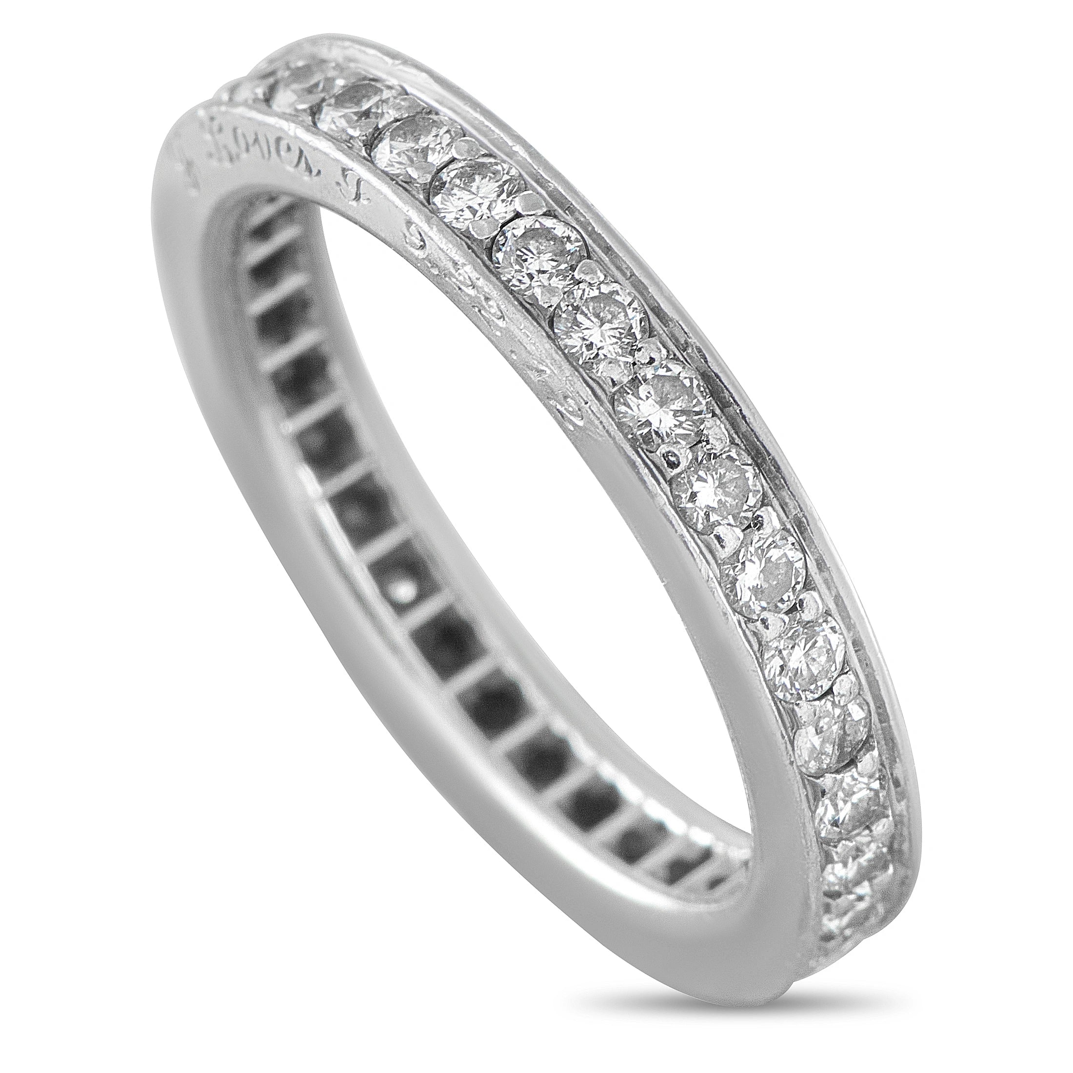 Cartier Platinum 0.66ct Diamond Eternity Band