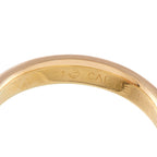 Cartier 18K Rose, Yellow, and White Gold Ruby Ring