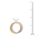 Cartier Trinity Tricolor Diamond Necklace