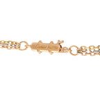 Cartier Trinity 18K Rose, Yellow, and White Gold 2.60ct Diamond Necklace