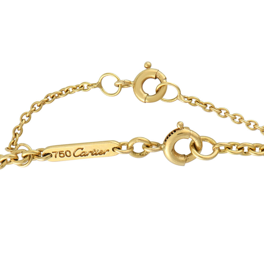 Cartier Trinity 18K Rose, White, and Yellow Gold Necklace