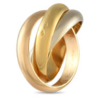 CartierTrinity 18K Rose, White, and Yellow Gold Ring