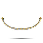 Cartier Vintage 18K Yellow and Stainless Steel Necklace – This two-toned Cartier choker, a vintage piece from the 1980s, feat