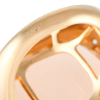 Casato18K Yellow Gold 0.65ct Diamond and Chalcedony Ring