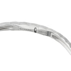 Chanel 18K White Gold 0.36ct Diamond Bangle